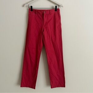 Polo Ralph Lauren Girls Pants Size 14 – Red Straight Leg Cotton Chinos